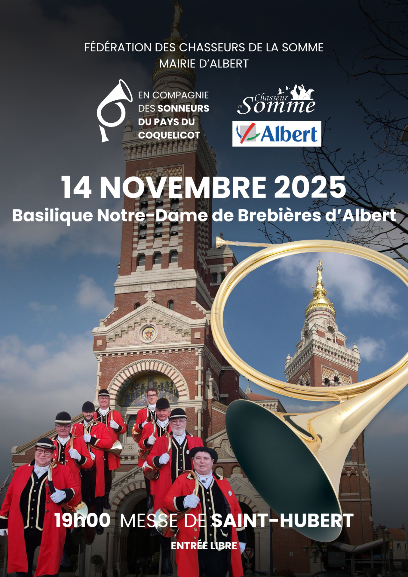 Affiche a4 messe saint hubert