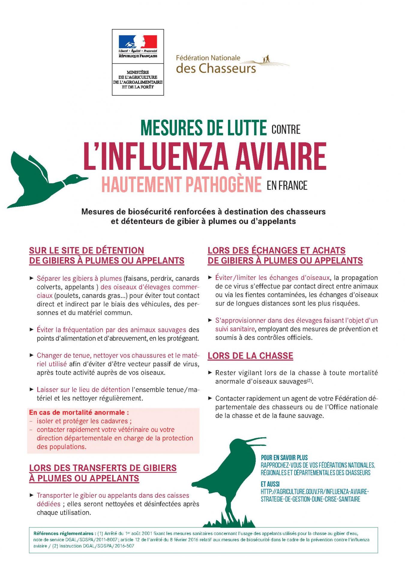 Biosecurite appelants flyer fdc